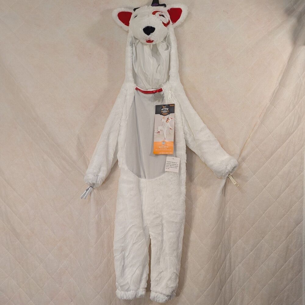 Target Bullseye Dog Toddler Jumpsuit Halloween Costume Hyde & EEK! 2T-3T NWT